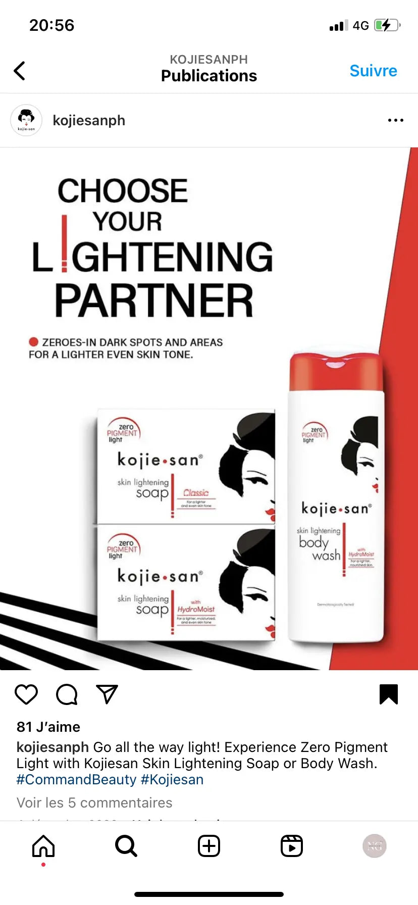 Gel Douche Eclaircissant Kojie San